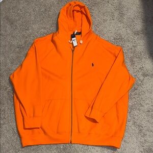 Polo Ralph Lauren Orange Hoodie big and tall